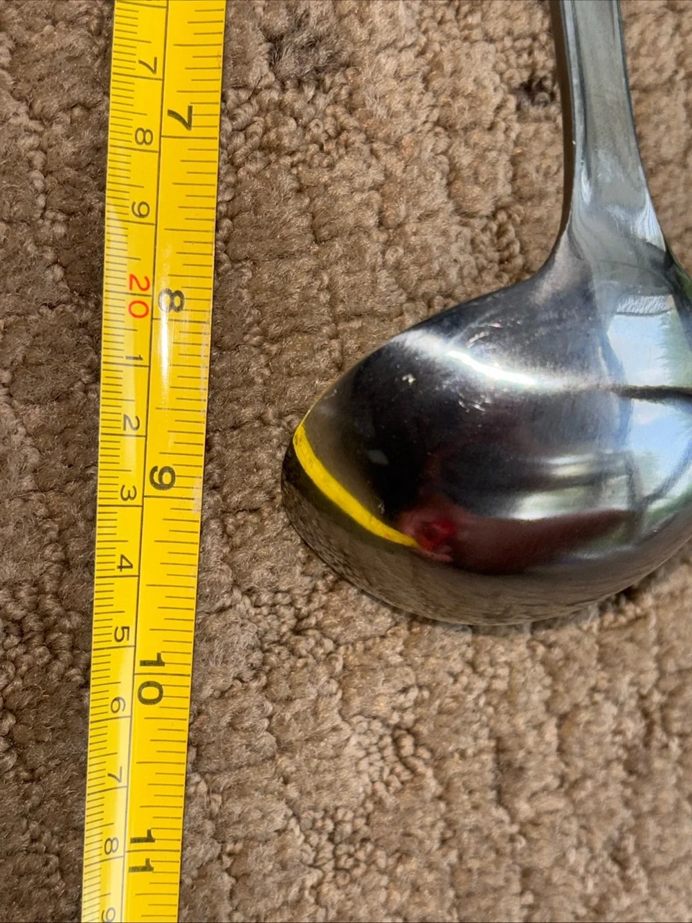 Vintage Silver-Tone Soup Ladle - Ornate Handle spoonful of comfort brand